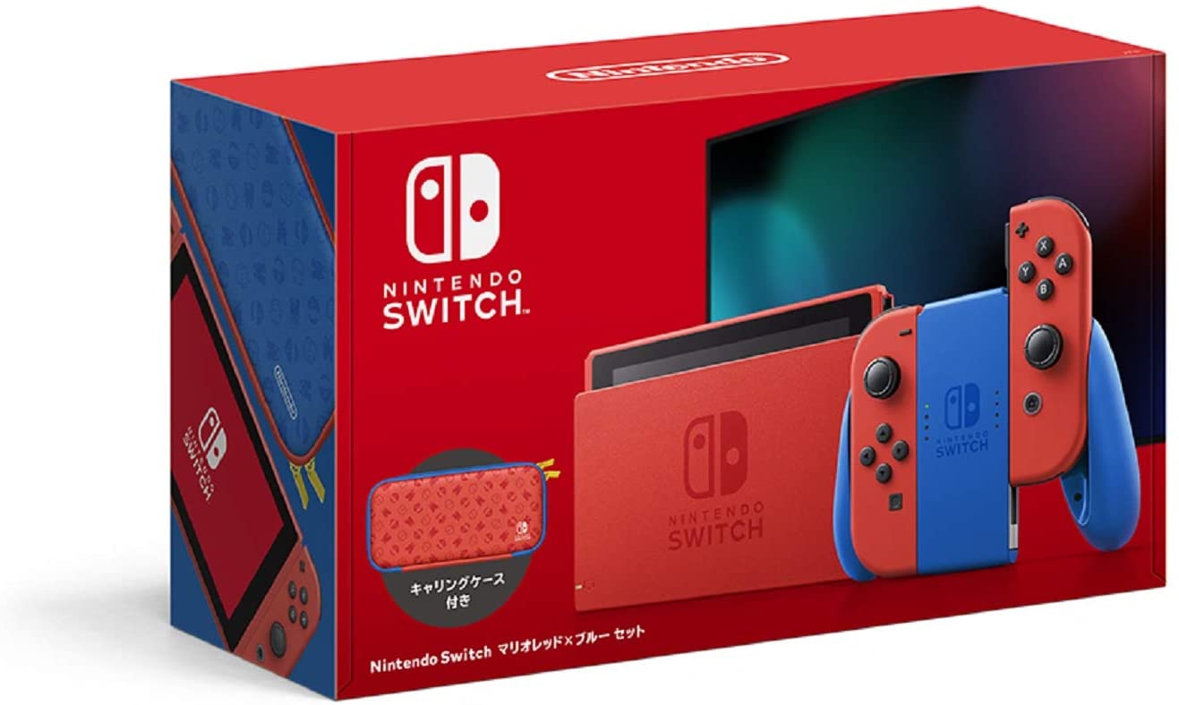 y*m様 Nintendo Switch カスタム 限定 赤 レッド 128GB Nintendo Switch マリオレッド×ブルーセット Switch本体