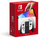 Nintendo Switch(有機ELモデル) Joy-Con(L) (R) ホワイト ※外箱にダメージがございます※保証印がございません【中古】【Switch本体】【鈴鹿 専売品】【062-220