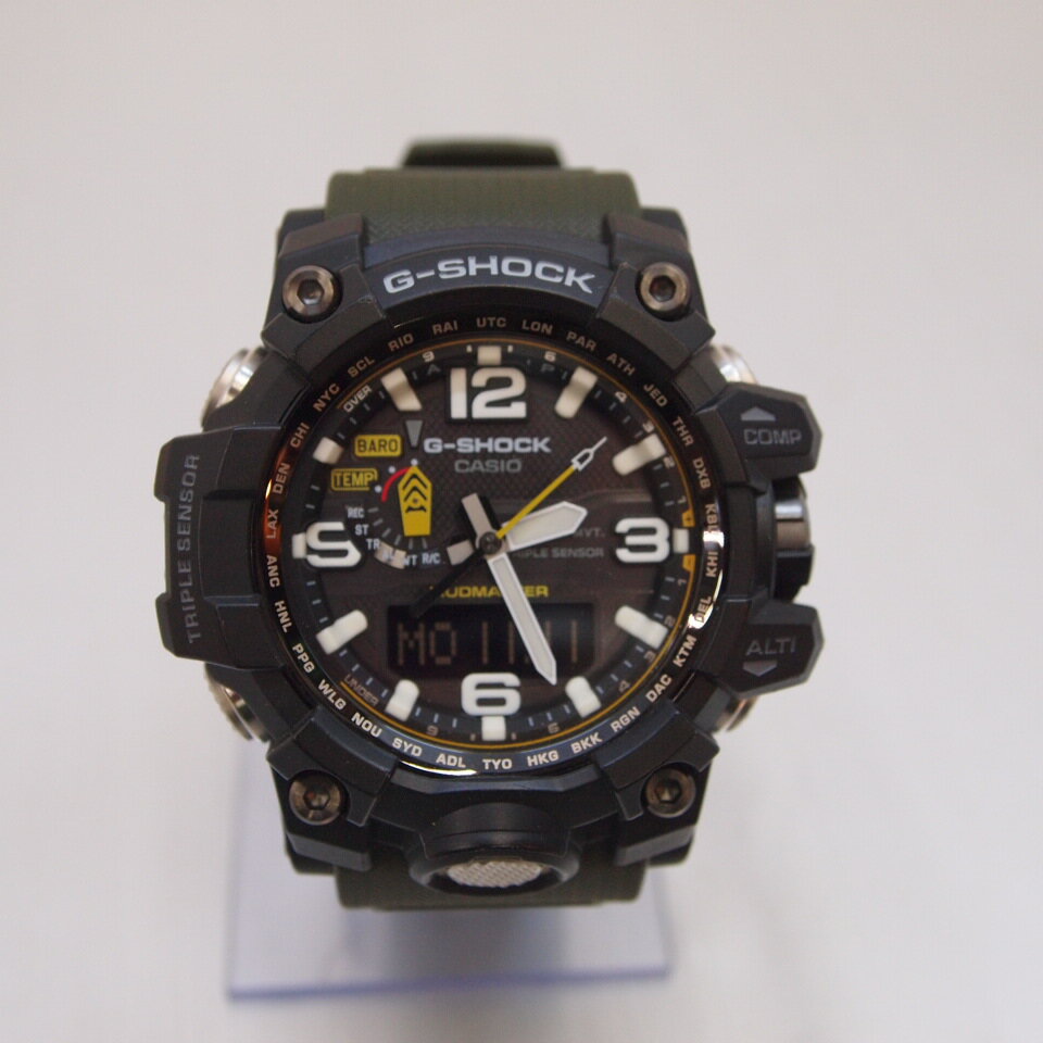 CASIO(カシオ) MAD MASTER マッドマスター GWG-1000 ソーラー カラー：ブラック・カーキ【中古】【141 時計】【鈴鹿 併売品】【141-191111-08OS】