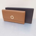 BVLGARI (ブルガリ) Woman Wallet Longtreble かぶせ 長財布 カラー：キャメル【中古】【148 SPブランド】【鈴鹿 併売品】【148-200629-01OS】