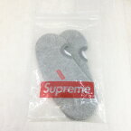 Supreme(シュプリーム) No Show Sock (2 Pack) カラー：グレー【中古】【147 その他アクセ】【鈴鹿 併売品】【147-230314-08OS】