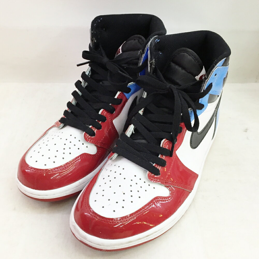 NIKE(ナイキ) AIR JORDAN 1 RETRO HIGH OG FEARLESS エアジョーダン 1 レトロ ハイ オリジナル フィアレス CK5666-100 サイズ：10(28cm) カラー：ホワイト ブラック ブルー レッド【中古】【139 スニーカー】【鈴鹿 併売品】【139-230518-10OS】