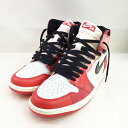 NIKE(ナイキ) AIR JORDAN 1 RETRO HIGH OG SP エアジョーダン1 レトロ ハイ スパイダーマン DV1748-601 サイズ：10.5(28.5cm) カラー：レッド ブラック ホワイト【中古】【139 スニーカー】【鈴鹿 併売品】【139-240307-05OS】