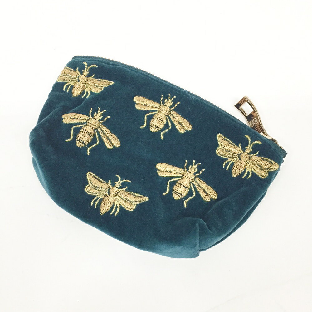 Elizabeth Scarlett(エリザベススカーレット) ベルベット ポーチ ベロア カラー：グリーン【中古】【132 レディーストップス】【鈴鹿 併売品】【132-240417-06OS】のサムネイル