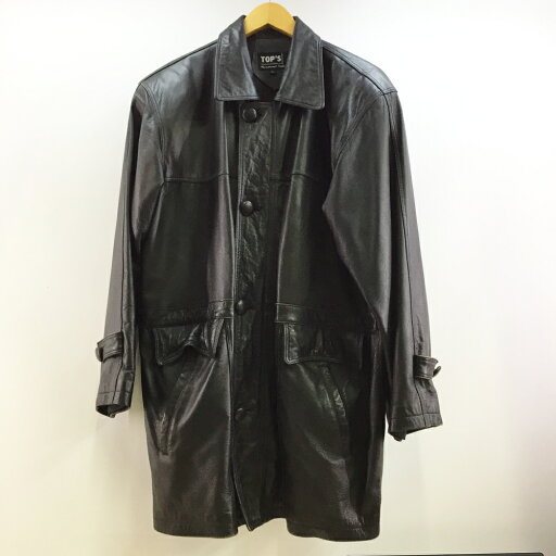 TOP'S レザージャケット サイズ:L カラー:ブラック【中古】【128 アメカジ】【鈴鹿 併売品】【128-231127-05OS】 TOP'S レザージャケット サイズ:L カラー:ブラック【中古】【128 アメカジ】【鈴鹿 併売品】【128-231127-05OS】