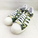 adidas~A BATHING APE(AfB_X~AxCVOGCv) SUPER STAR 80s BAPE X[p[X^[ GZ8981TCYF7.5(25.5cm) J[FO[yÁzy139 Xj[J[zy鎭 izy139-240222-03OSz