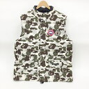 A BATHING APE×CANADA GOOSE(アベイシングエイプ×カナダグース) ABC Camo Freestyle Vest フリースタイル ベスト...