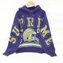 Supreme(シュプリーム) Champions Studded Hooded Sweatshirt チャンピオンスタッズ スウェットパーカー サイズ:L カラー:パープル【中古】【126 ストリート】【鈴鹿 併売品】【126-241216-01OS】(4)