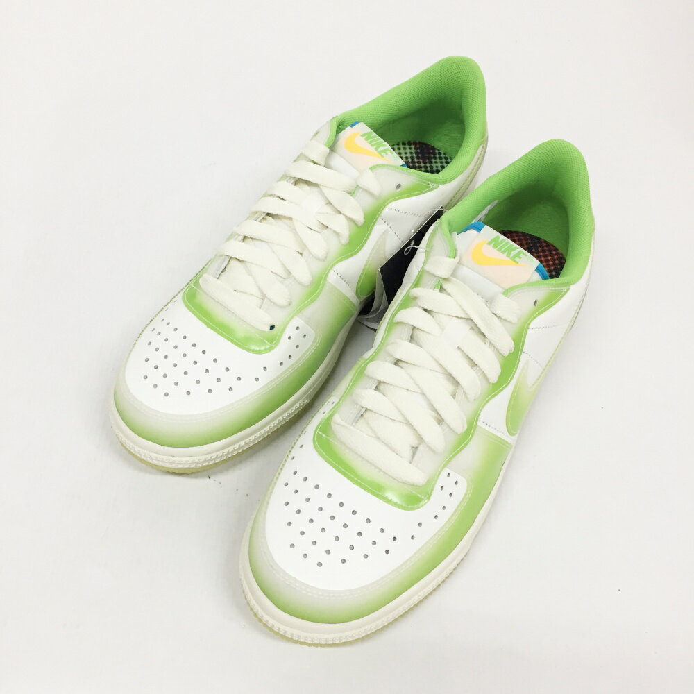 NIKE(ナイキ) TERMINATOR LOW PRM ターミネーター ロー プレミアム FN7651-133 ソフビ付き サイズ:9.5(27.5cm) カラー:グリーン・ホワイト【中古】【139 スニーカー】【鈴鹿 併売品】【139-241223-03OS】