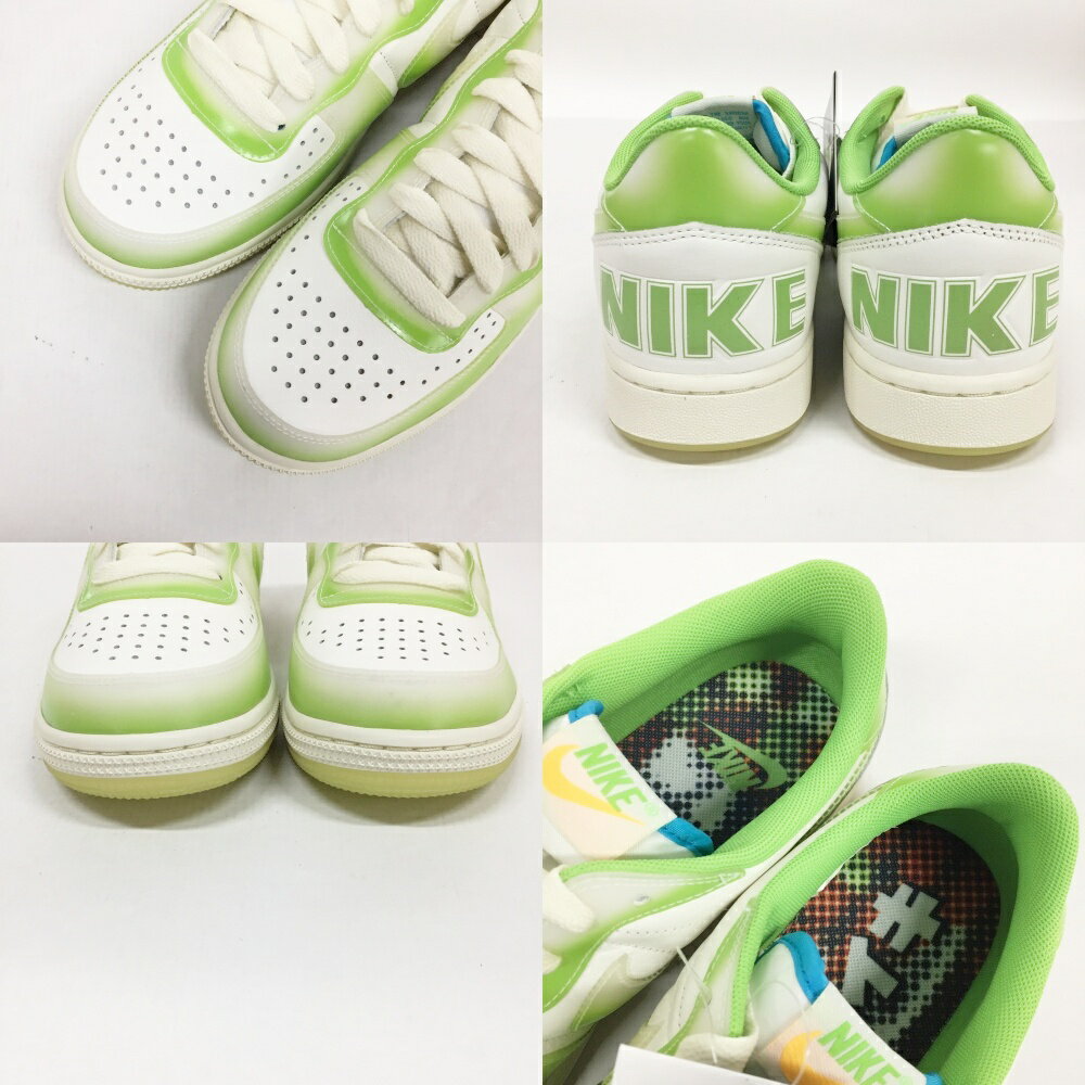 NIKE(ナイキ) TERMINATOR LOW PRM ターミネーター ロー プレミアム FN7651-133 ソフビ付き サイズ：9.5(27.5cm) カラー：グリーン・ホワイト【中古】【139 スニーカー】【鈴鹿 併売品】【139-241223-03OS】