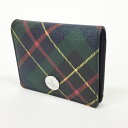 Vivienne Westwood(ヴィヴィアンウエストウッド) タータンチェック柄 二つ折り財布 カラー:グリーン・ネイビー・レッド・イエロー【中古】【138 財布】【鈴鹿 併売品】【138-250228-08OS】(4)