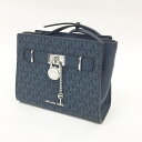 MICHAEL KORS(マイケルコース)クロスボディ ショルダーバッグサイズ:カラー:ネイビー【中古】【132 レディース】【鈴鹿 併売】【132-25051...