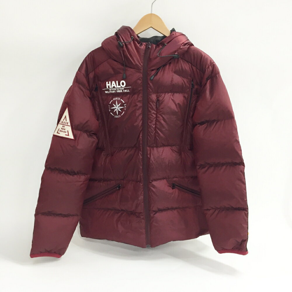 AVIREX(アヴィレックス)スリーブ ジップダウンジャケット 6192157サイズ：Lカラー：ボルドー【中古】【128 アメカジ】【鈴鹿 併売】【128-251120-01OS】