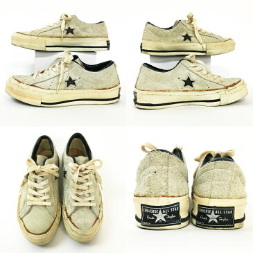 CONVERSE コンバース ワンスター スエード 70'sオリジナル チャックテイラー サイズ：約24.5cm カラー：ベージュ系【中古】【スニーカー】【鈴鹿 併売品】【139-200329-01BS】