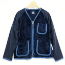 PORTER CLASSIC (ポータークラシック) BABY FLEECE CARDIGAN ベビーフリースカーディガンサイズ：Mカラー：NAVY【中古】【125 DM】【鈴鹿 併売】【125-230518-02BS】