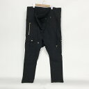 BALMAIN(バルマン)サルエルパンツサイズ：XLカラー：ブラック【中古】【122 インポート】【鈴鹿 併売】【122-221129-01NS】