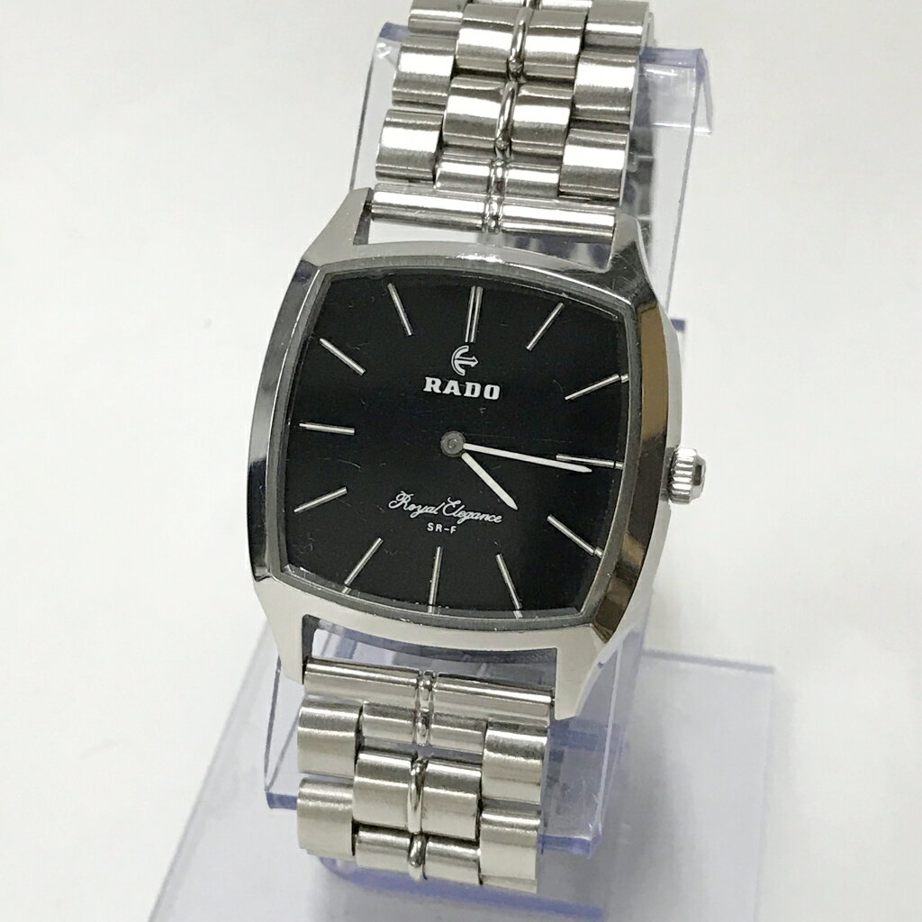 RADO（ラドー）STAINLESS STEEL 腕時計 サイズ： カラー：シルバー/ブラック【中古】【141 時計】【鈴鹿 併売品】【141-221115-03NS】