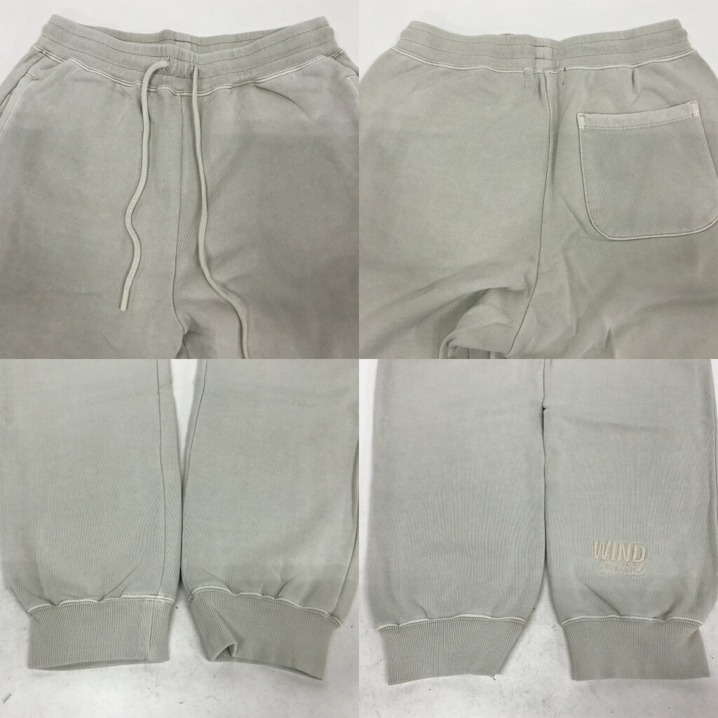 WIND AND SEA(ウィンダンシー)スウエット　パンツサイズ：Mカラー：ライトグレー【中古】【126 ストリート】【鈴鹿 併売】【126-240927-01NS】