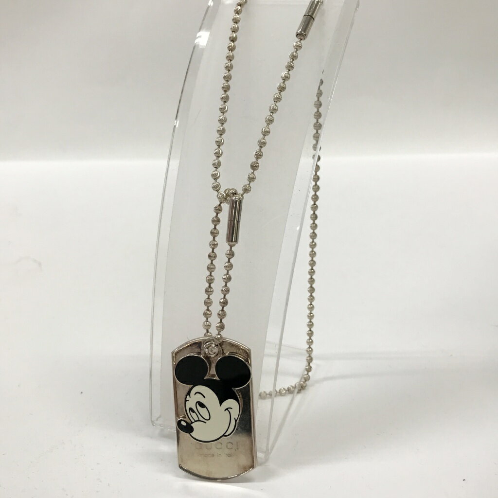 GUCCI(グッチ)×Disney(ディズニー)ドックタグ　ネックレスサイズ：カラー：シルバー【中古】【148 SPブランド】【鈴鹿 併売】【148-251111-01NS】(4)