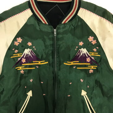 CROPPED HEADS 花魁髑髏 リバーシブル スカジャン カラー:マルチ サイズ:M【中古】【128 アメカジ】【鈴鹿 併売品】【128-201103-09ZS】