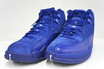 NIKE AIR JORDAN 12 RETRO 130690-400 ナイキ エア ジョーダン 12 レトロ サイズ：27.5cm カラー：DEEP ROYAL BLUE/WHITE-METALLIC SILVER【中古】【スニーカー】【四日市 併売品】【139-170814-02TH】