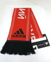 GOSHA RUBCHINSKIY adidas 2017AW LOGO RHINE MUFFLER ゴーシャ・ラブチンスキー アディダス ロゴライン マフラー サイズ:F カラー:RED【中古】【その他アクセ】【四日市 併売品】【147-171006-05TH】