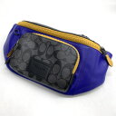 COACH Track Belt Bag In Signature Canvas コーチ シグネチャー ショルダーバッグ ボディバッグ J2121-C6652 ...
