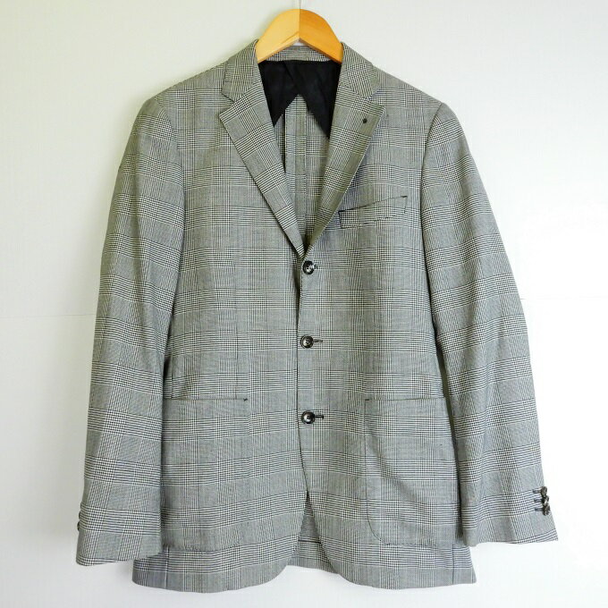 SOPHNET.i\tlbgj STRETCH WOOL CHECK 3BUTTON JACKET Xgb` E[`FbN 3{^ WPbg `FbN@TCYFMyÁzyDMzyls izy125-190425-03YHz