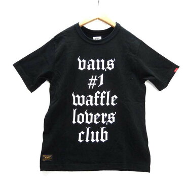 WTAPS×VANS DESIGN S/S 05 TEE ダブルタップス×ヴァンズ デザイン ショートスリーブ 05 T 161ATVND-CSM01S　ブラック　サイズ：L【中古】【127 ルード】【四日市 併売品】【127-190910-08USH】