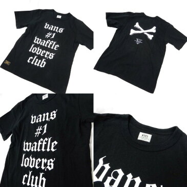 WTAPS×VANS DESIGN S/S 05 TEE ダブルタップス×ヴァンズ デザイン ショートスリーブ 05 T 161ATVND-CSM01S　ブラック　サイズ：L【中古】【127 ルード】【四日市 併売品】【127-190910-08USH】