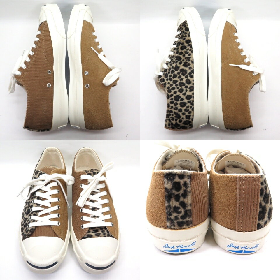 CONVERSE JACK PURCELL RET BB コンバース ジャック パーセル レット BB ビリーズ/ブレンド レオパード 1CL575 BILLY’S BLEND ビリーズ別注 33300120 US7.5 約26cm 【中古】【139 スニーカー】【四日市 併売品】【139-220522-01OH】