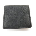 chapllin チャップリン コインケース ELEPHANT LEATHER COIN CASECPC-BOX-EL-BK　エレファントレザー 　本革 象革　 ブラック　　 【中古】【138 財布】【四日市 併売品】【138-220627-04OH】