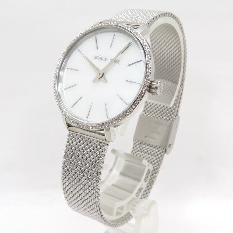 MICHAEL KORS マイケルコース PYPER MK4618 シルバートーン ラインストーン レディースウォッチ 【中古】【141 時計】【四日市 併売品】【141-220828-07OH】 MICHAEL KORS マイケルコース PYPER MK4618 シルバートーン ラインストーン レディースウォッチ 【中古】【141 時計】【四日市 併売品】【141-220828-07OH】