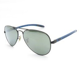 Ray-Ban　 レイバン　 TECH　Aviator Carbon Fibre　テック　アビエーター カーボンファイバー　 RB8307 006/40　55サイズ サングラス　カーボンファイバー　グレーミラー 【中古】【142 サングラス】【四日市 併売品】【142-240103-05OH】