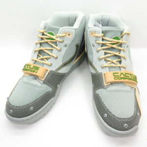 CACT.US CORP × NIKE AIR TRAINER 1/CJ ナイキ エア トレーナー 1 カクタス コーポレーション グレー ヘイズ オリーブ オーラ-キャンバス DR7515-001 US8.5 約26.5cm スニーカー 【中古】【139 スニーカー】【四日市 併売品】【139-241212-05OHH】