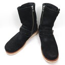 SLOW WEAR LION スローウェアライオン スエードエンジニアブーツ OB-8594 OB8594 ブラック M US8 約26.0-26.5cm Eワ...