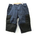 WTAPS（ダブルタップス） 181GWDTPTM05 244000748047 18SS JUNGLE CHOPPED SHORTS カーゴ ショートパンツ ブルー×ブラック サイズ：03【中古】【127 ルード】【四日市 併売品】【127-200327-03YH】