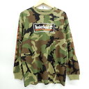 SOPHNET.×TIMBER LAND（ソフネット×ティンバーランド） 迷彩 コラボ 長袖Tシャツ カモ柄　サイズ：L【中古】【125 DM】【四日市 併売品】【125-200814-08YH】