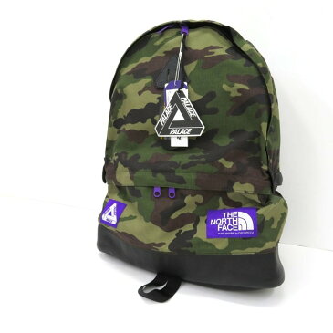 PALACE×THE NORTH FACE Cordura Nylon Day Pack パレス×ノースフェイス ナイロンジャケットコーデュラ デイパック NN7109N カモ柄【中古】【137 カバン】【四日市 併売品】【137-210518-16USH】