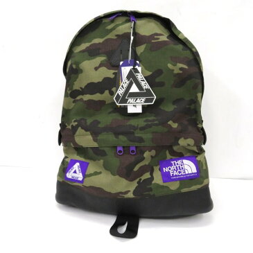 PALACE×THE NORTH FACE Cordura Nylon Day Pack パレス×ノースフェイス ナイロンジャケットコーデュラ デイパック NN7109N カモ柄【中古】【137 カバン】【四日市 併売品】【137-210518-16USH】