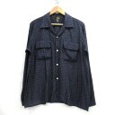 NEEDLES C.O.B Classic Shirt – Floret Jq ニードルズ カットオフボトム クラシックシャツ ジャガード IN177 ネイビー サイズ：M【中古】【125 DM】【四日市 併売品】【125-211122-10USH】