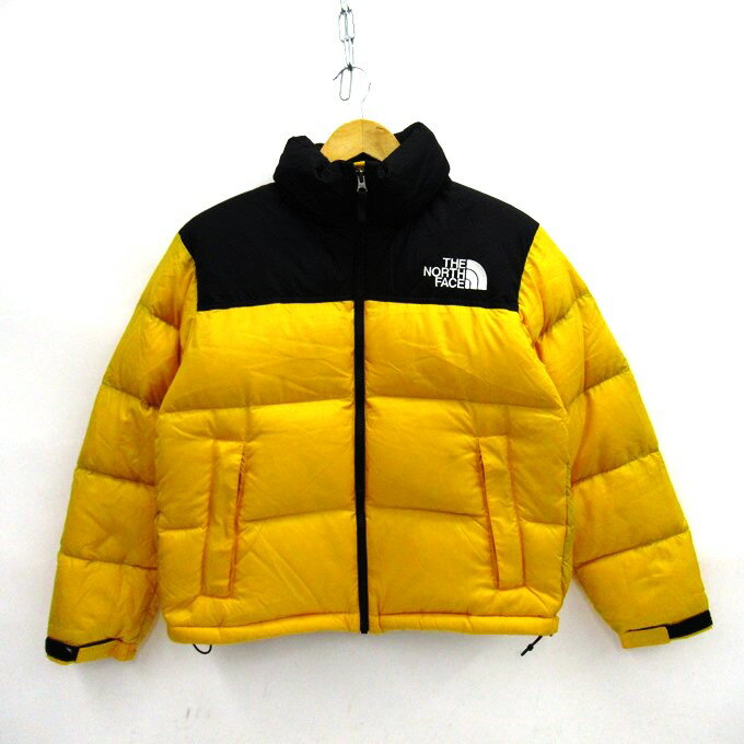 THE NORTH FACE　Short Nuptse Jacket ノースフェイス　ショート ヌプシジャケット NDW91952　イエロー　サイズ：M【中古】【129 アウトドア】【四日市 併売品】【129-220129-02USH】