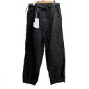 Graphpaper WRINKLED BAKER PANTS グラフペーパー リンクルド ベイカーパンツ / しわ加工 GM211-40088 チャコールグレー サイズ：1（S～M相当）【中古】【125 DM】【四日市 併売品】【125-220708-02USH】