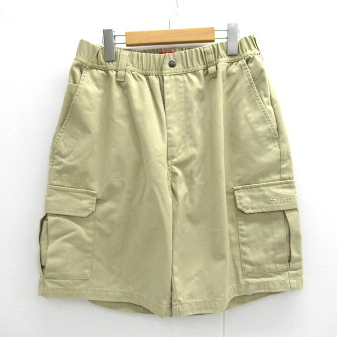 SUPREME 22SS Cargo Work Short シュプリーム　カーゴ ワーク ショーツ カーキ　サイズ：32【中古】【126 ストリート】【四日市 併売品】【126-230720-06USH】