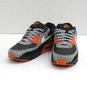 NIKE AIR MAX 90 SAFARI ナイキ エア マックス 90 サファリ DA5427-001 ブラック/ホワイト/セーフティーオレンジ サイズ：27cm【中古】【139 スニーカー】【四日市 併売品】【139-231004-10USH】