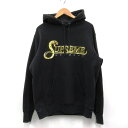 SUPREME 19AW Sequin Viper Hooded Sweatshirt シュプリーム シークイン バイパー フーデッド スウェットシャツ ブラック サイズ：M【中古】【126 ストリート】【四日市 併売品】【126-231115-01USH】