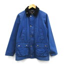 Barbour×TOMORROWLAND　WASHED BEDALE SL バブワー×トゥモローランド別注　ウォッシュ ビデイルジャケット スリムフィット 1402322　ブルー　サイズ：36（S～M相当）