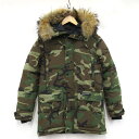 CANADA GOOSE　CHATEAU PARKA BLACK LABEL カナダグース　シャトー パーカ ブラックレーベル / ダウンジャケット 3426MB　カモ柄/総柄　サイズ：L【中古】【122 インポート】【四日市 併売品】【122-240214-05USH】