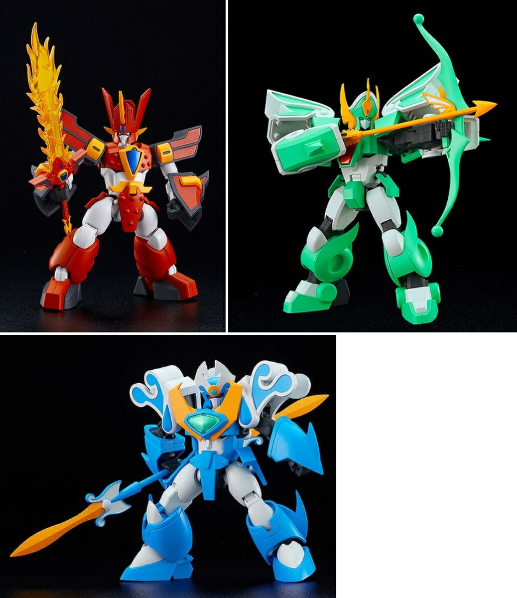 グッドスマイルカンパニー/グッスマ MODEROID 魔動王グランゾート グランゾート/ウインザート/アクアビート 3体セット【中古】【プラモデル】【四日市 併売品】【070-240408-01ZH】