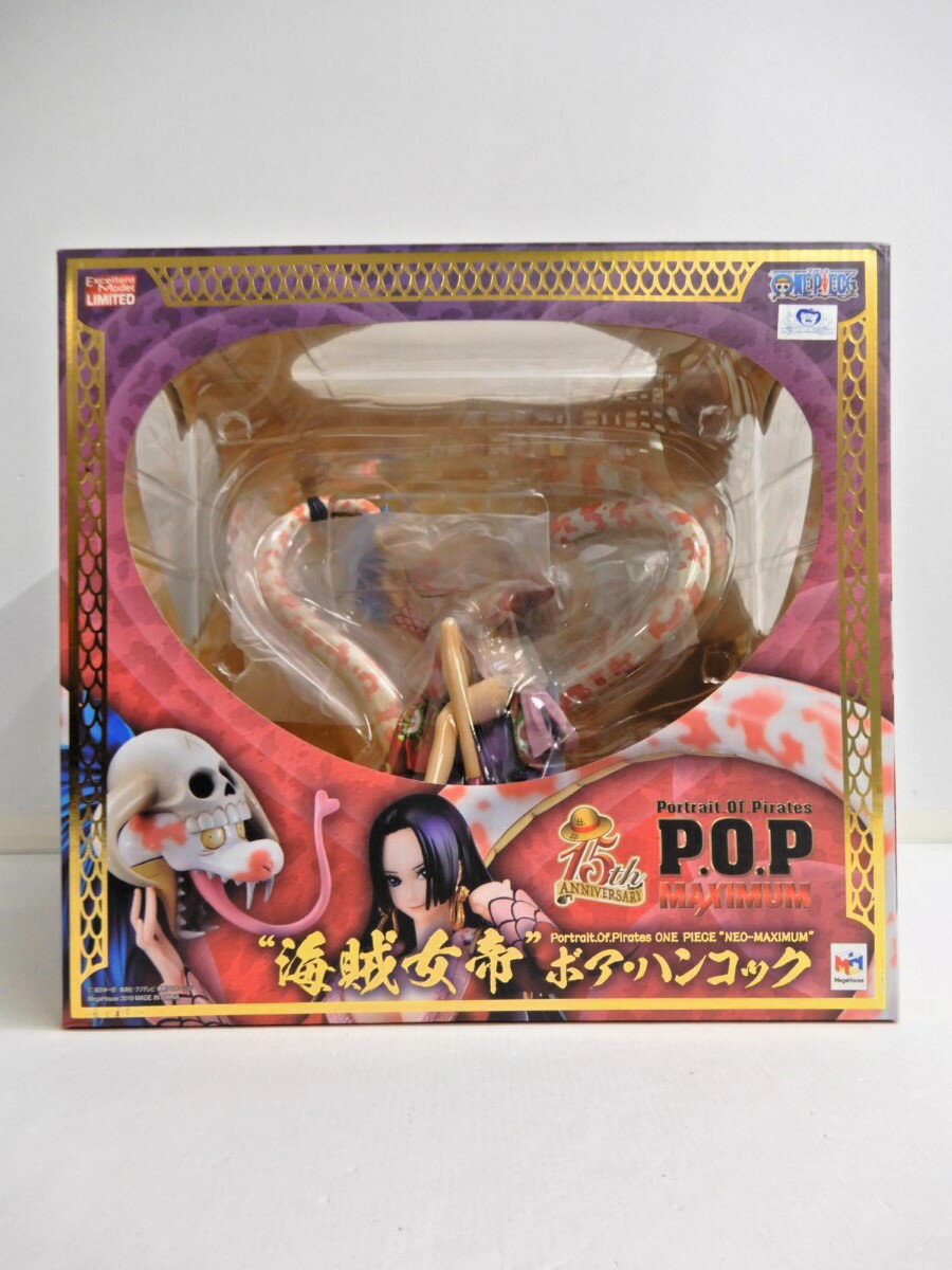 MegaHouse/メガハウス Excellent Model LIMITED Portrait.Of.Pirates ワンピース "NEO-MAXIMUM" P.O.P "海賊女帝"ボア・ハンコック【中古】【ワンピースフィギュア】【四日市 併売品】【063-240323-17ZH】